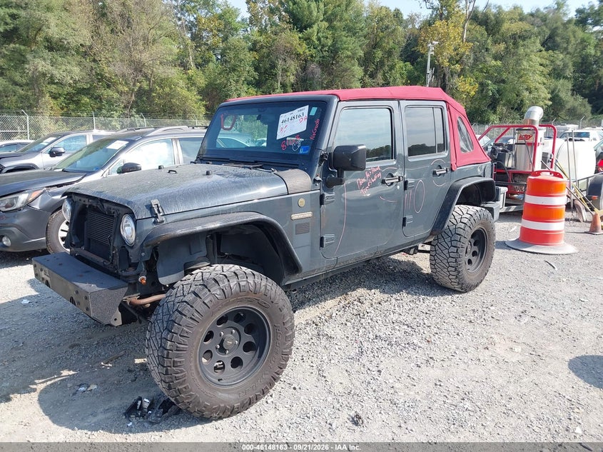Vin: 1c4bjwdg5hl563121, lot: 46647920, jeep wrangler unlimited freedom 4x4 20172