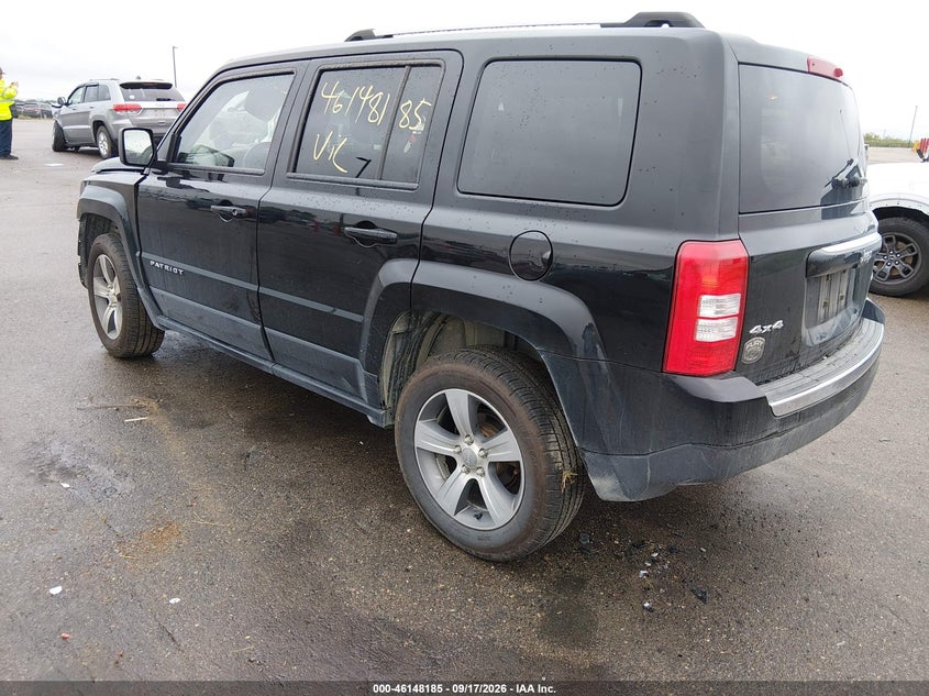 Vin: 1c4njrfb7gd709124, lot: 46647942, jeep patriot high altitude edition 20163