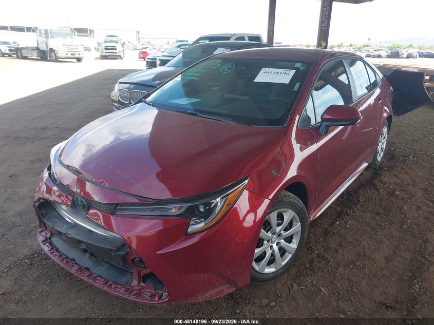 Vin: 5yfb4mde6tp407678, lot: 46647953, toyota corolla le 20262