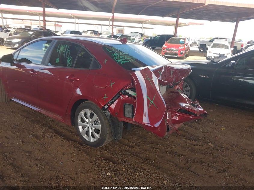 Vin: 5yfb4mde6tp407678, lot: 46647953, toyota corolla le 20263