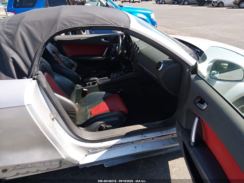 AUDI TT 2008 VIN TRURD38J281041591