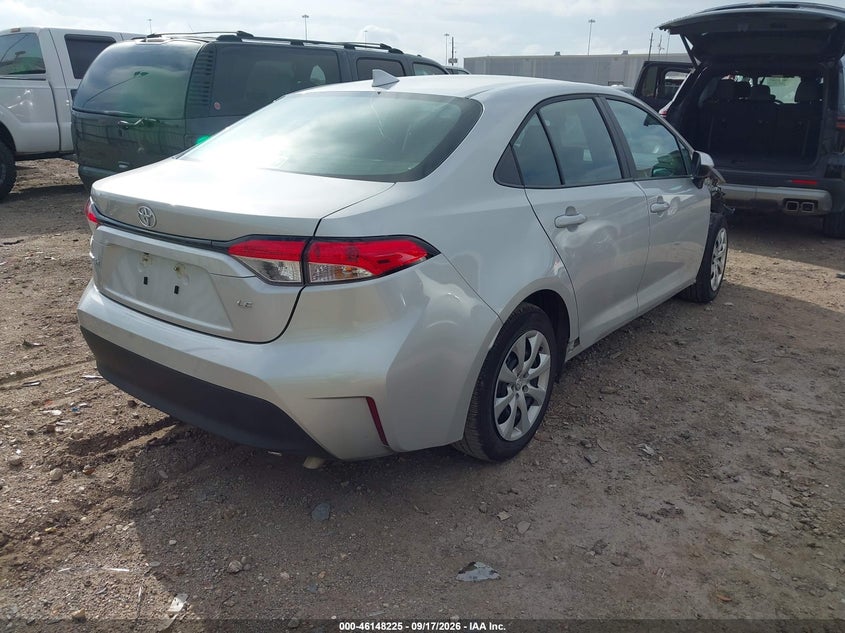 Vin: 5yfb4mde0tp417039, lot: 46647982, toyota corolla le 20264
