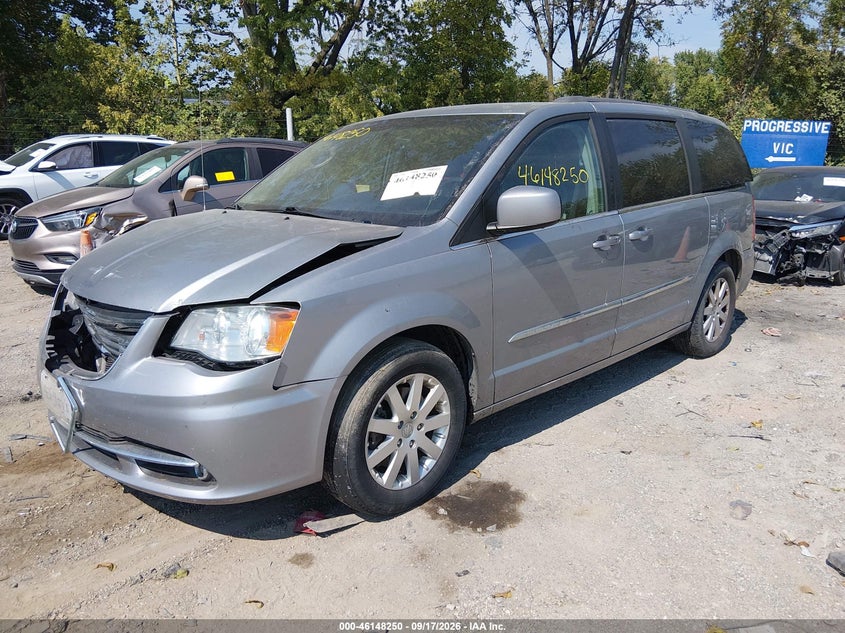 Vin: 2c4rc1bg1gr231262, lot: 46648007, chrysler town & country touring 20162