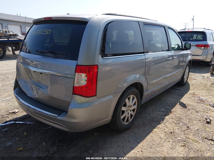 Vin: 2c4rc1bg1gr231262, lot: 46648007, chrysler town & country touring 20164