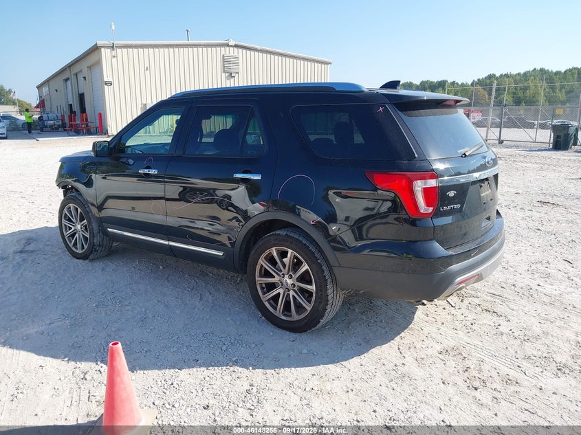 Vin: 1fm5k8f88ggc13769, lot: 46648013, ford explorer limited 20163
