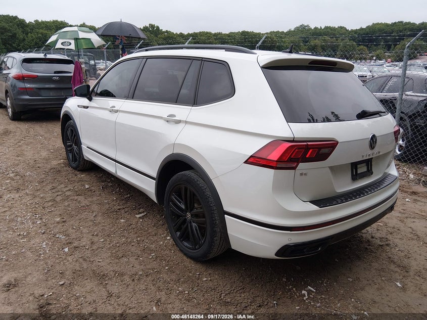 Vin: 3vv8b7ax3nm121564, lot: 46648021, volkswagen tiguan 2.0t se r-line black 20223