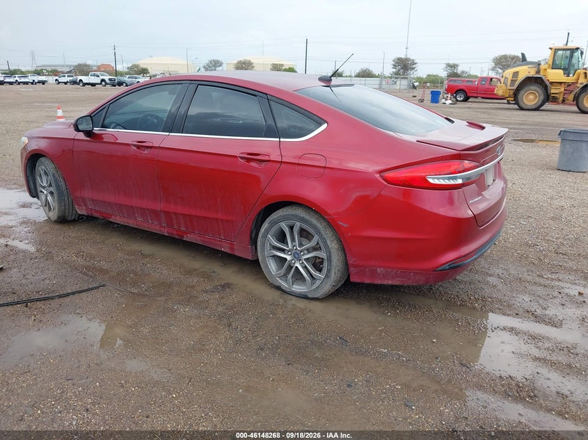 Vin: 3fa6p0g72hr413127, lot: 46648025, ford fusion s 20173