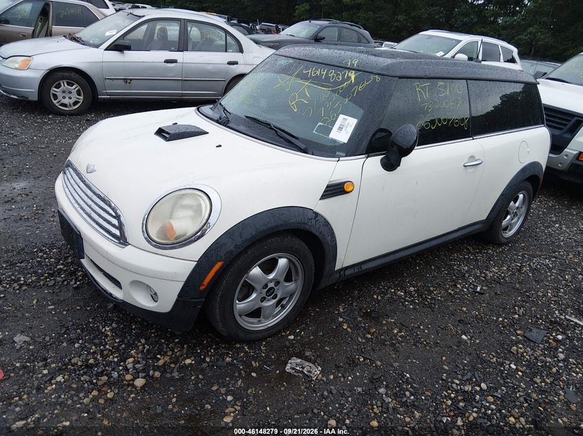 Vin: wmwml3c50atx36760, lot: 46648036, mini cooper clubman 20102