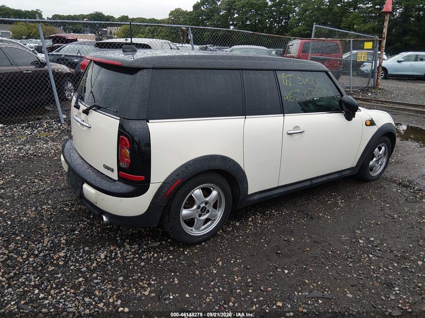 Vin: wmwml3c50atx36760, lot: 46648036, mini cooper clubman 20104