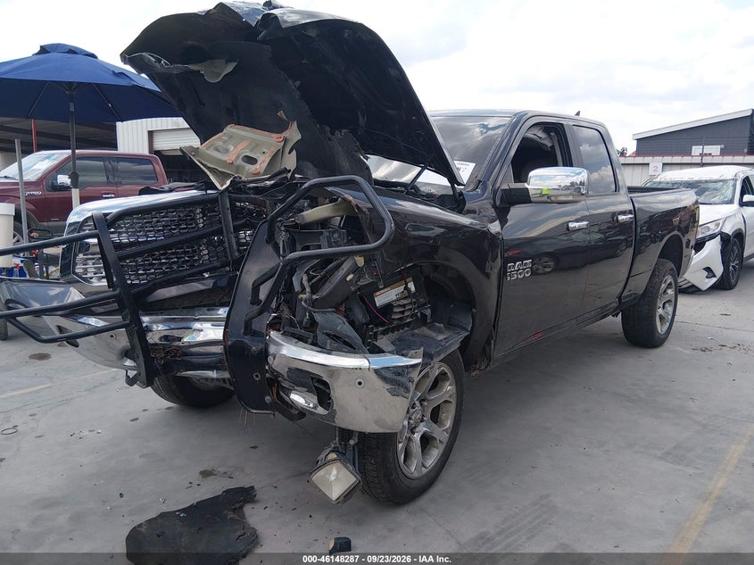 Vin: 1c6rr7jt1hs555707, lot: 46648044, ram 1500 laramie  4x4 6'4 box 20172