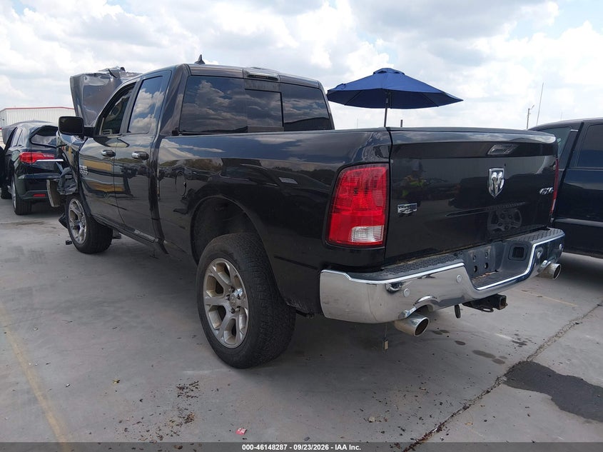 Vin: 1c6rr7jt1hs555707, lot: 46648044, ram 1500 laramie  4x4 6'4 box 20173