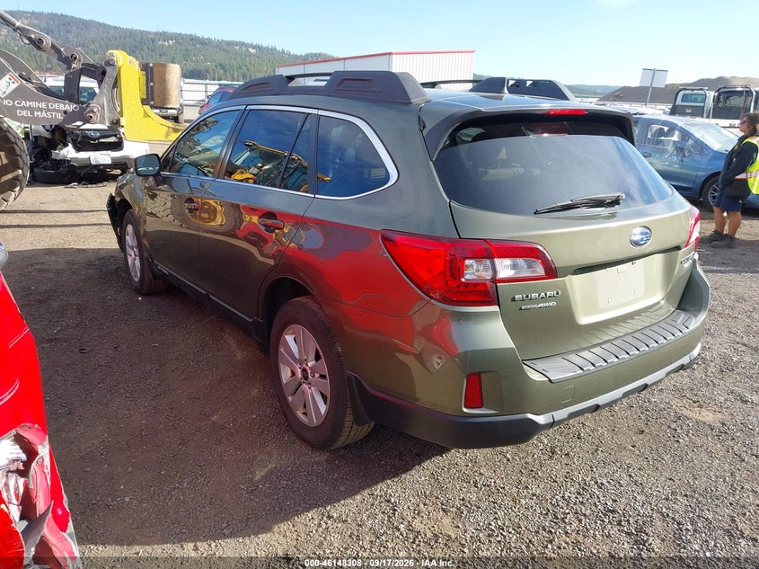 Vin: 4s4bsacc6h3308102, lot: 46648065, subaru outback 2.5i premium 20173