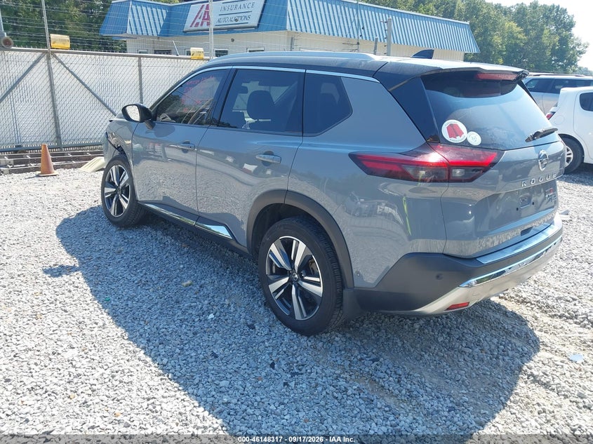 Vin: jn8at3dd8mw301827, lot: 46648074, nissan rogue platinum intelligent awd 20213