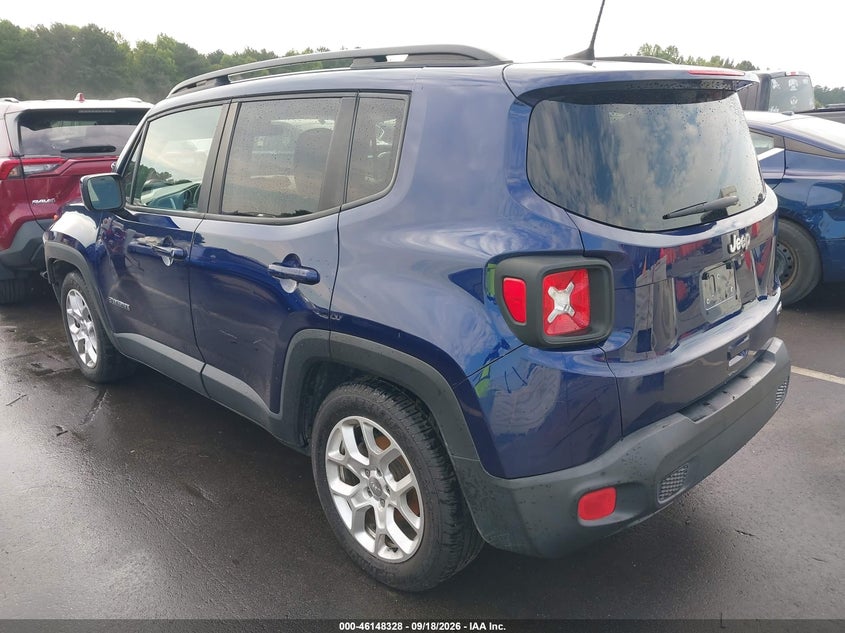Vin: zaccjabb1jpj70052, lot: 46648085, jeep renegade latitude fwd 20183