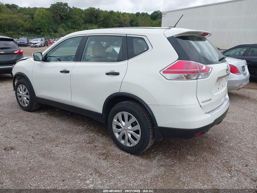 Vin: jn8at2mt9gw019010, lot: 46648094, nissan rogue s 20163