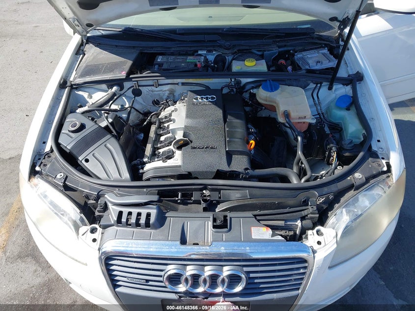 AUDI A4 2006 VIN WAUDF78E76A158442
