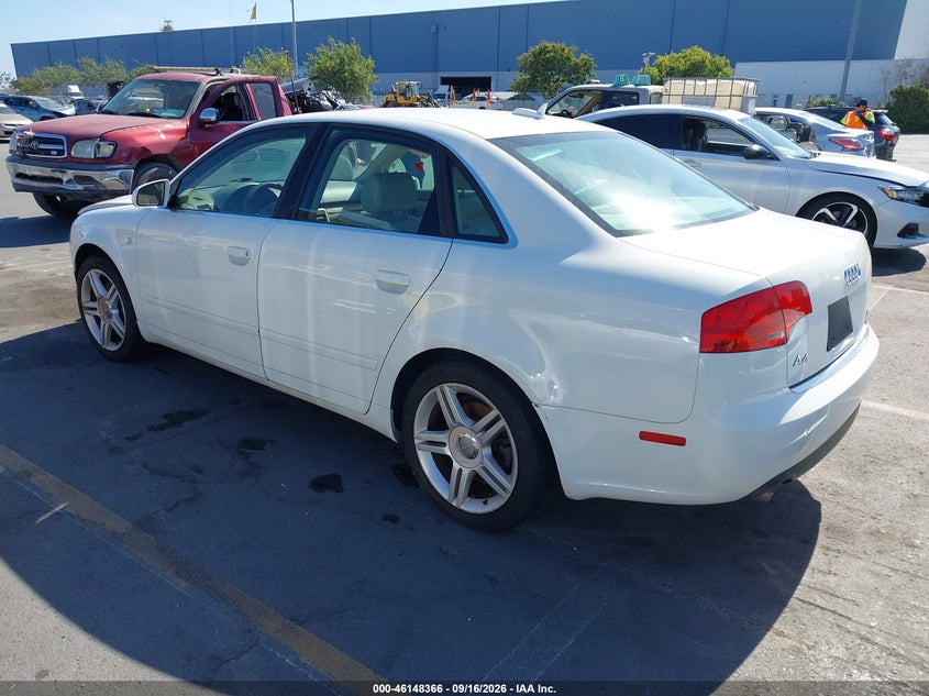 AUDI A4 2006 VIN WAUDF78E76A158442