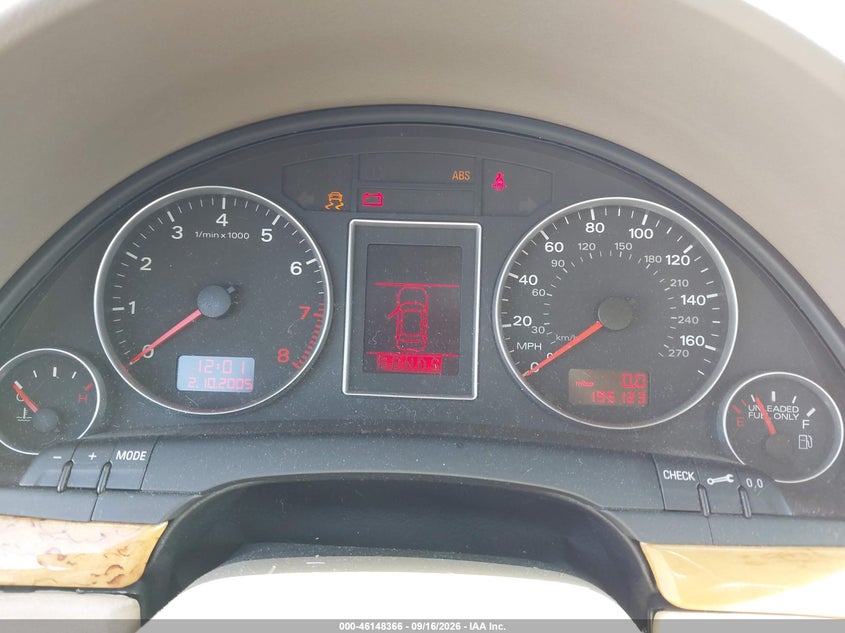 AUDI A4 2006 VIN WAUDF78E76A158442