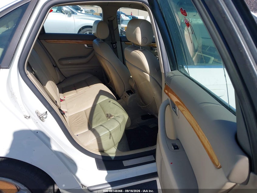 AUDI A4 2006 VIN WAUDF78E76A158442
