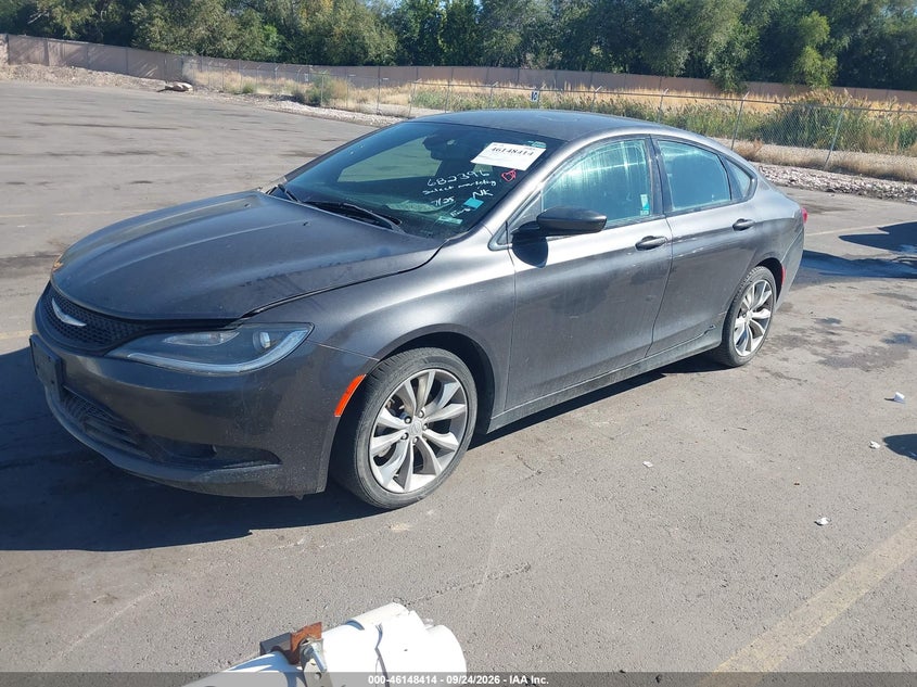 Vin: 1c3cccbb0fn682396, lot: 46648171, chrysler 200 s 20152