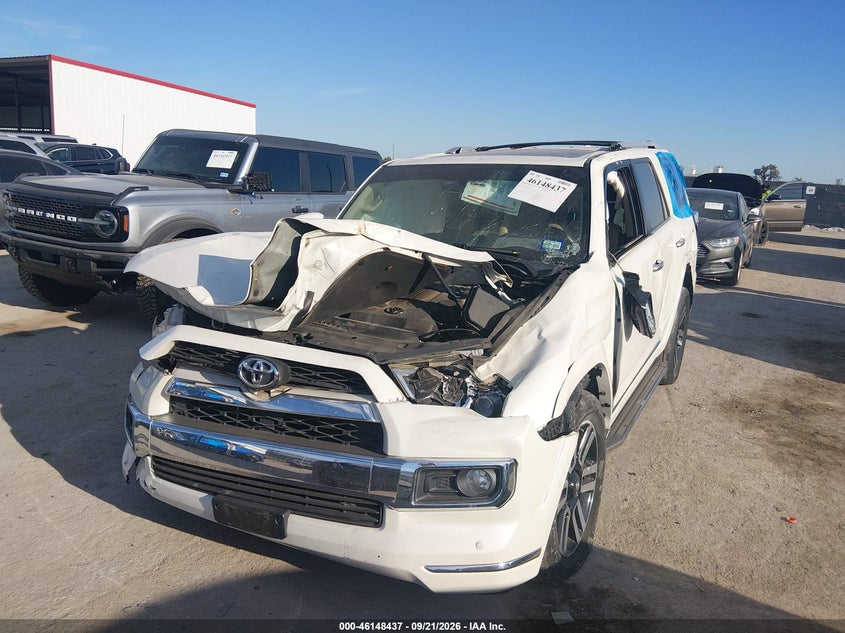 Vin: jtezu5jr0h5152697, lot: 46648194, toyota 4runner limited 20172