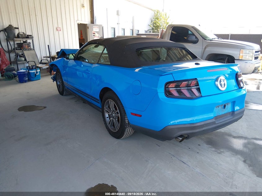 Vin: 1zvbp8em0c5282952, lot: 46648197, ford mustang v6 premium 20123
