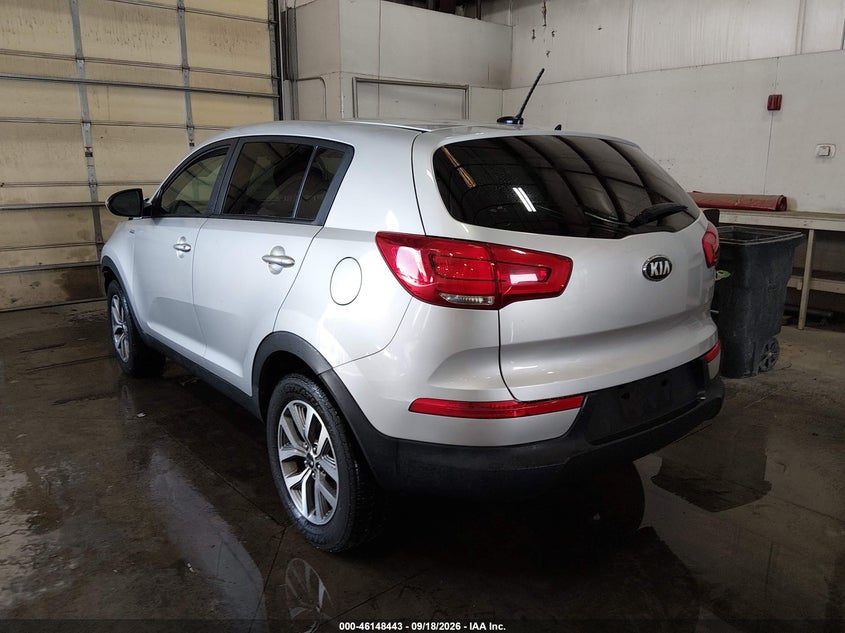 Vin: kndpbcac4f7678642, lot: 46648200, kia sportage lx 20153