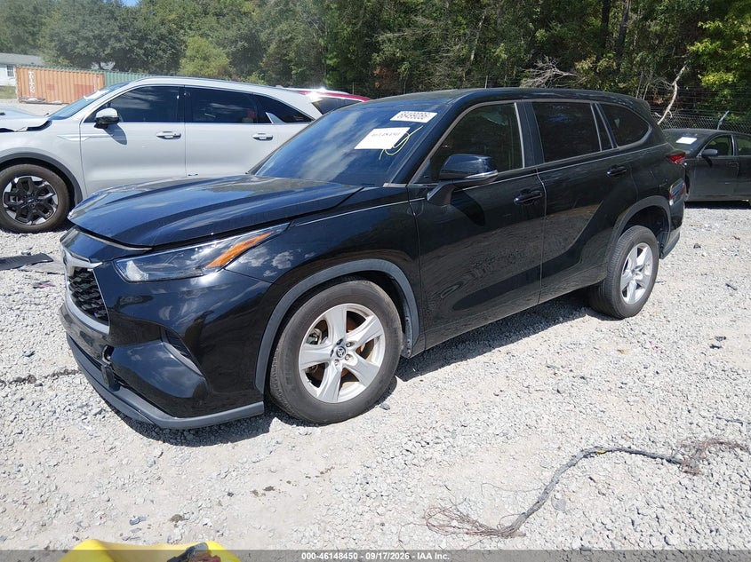 Vin: 5tdkdrah3ps034172, lot: 46648207, toyota highlander l 20232