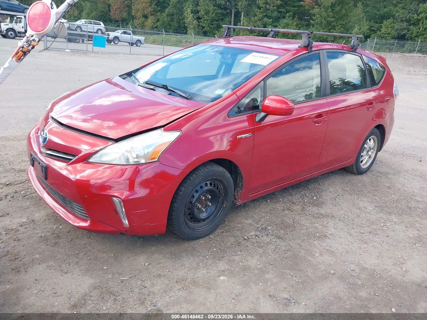 Vin: jtdzn3eu7c3154276, lot: 46648219, toyota prius v three 20122