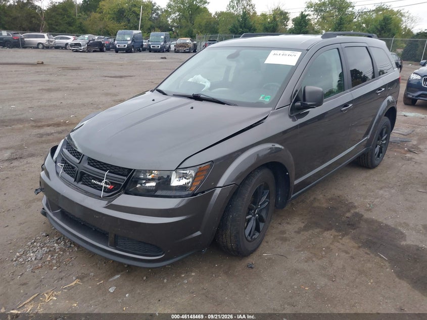 Vin: 3c4pdcab8lt278480, lot: 46648226, dodge journey se value 20202