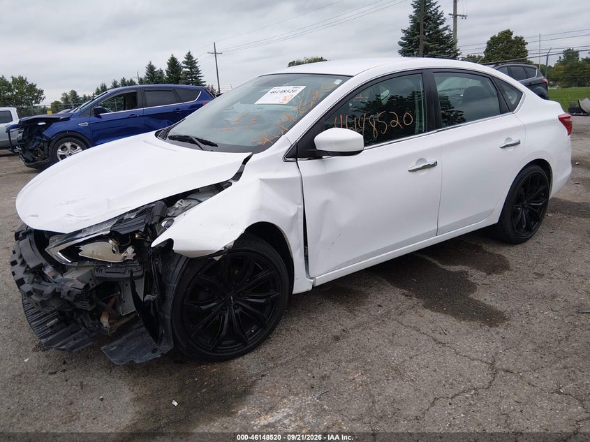 Vin: 3n1ab7ap0ky352302, lot: 46648277, nissan sentra s 20192