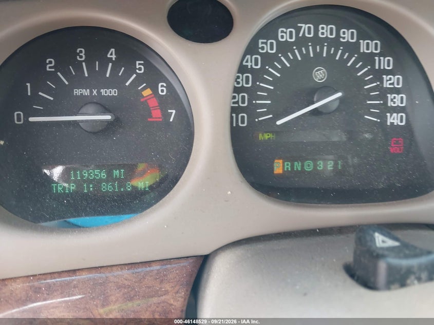 BUICK LESABRE 2000 VIN 1G4HR54K2YU303430