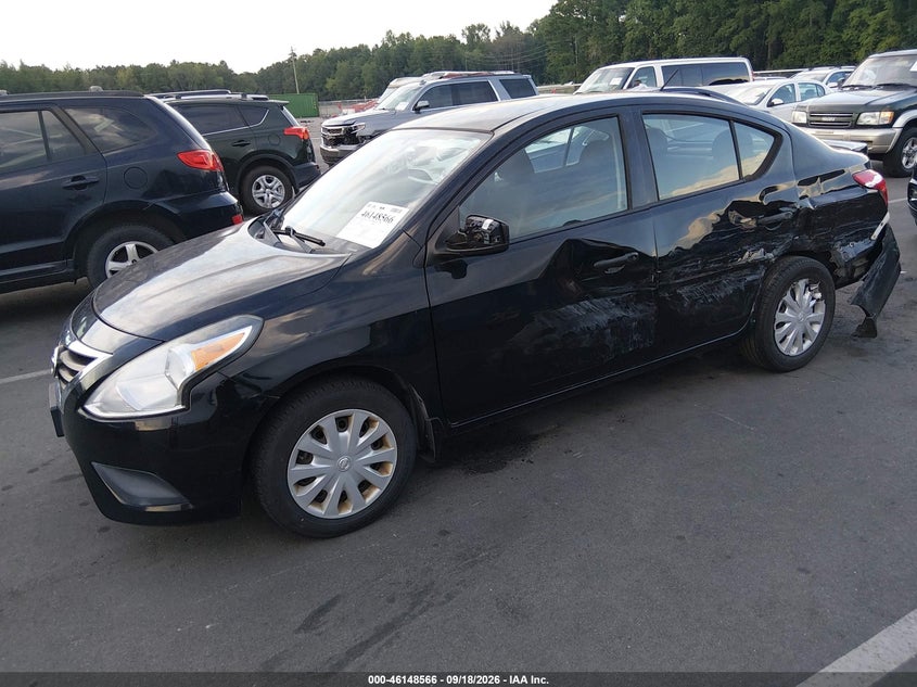 Vin: 3n1cn7ap5jl860213, lot: 46648323, nissan versa 1.6 s+ 20182