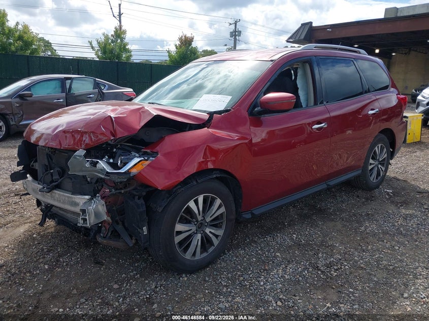 Vin: 5n1dr2mm7hc904627, lot: 46648340, nissan pathfinder sv 20172