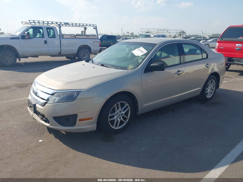Vin: 3fahp0ga0ar243893, lot: 46648342, ford fusion s 20102