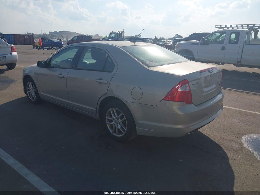Vin: 3fahp0ga0ar243893, lot: 46648342, ford fusion s 20103