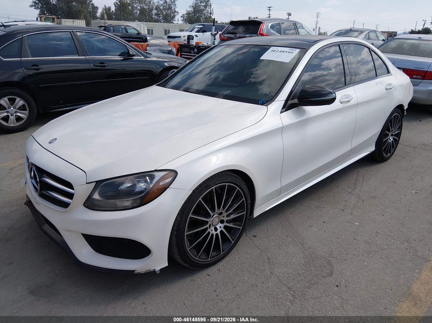 Vin: 55swf4jb4hu179767, lot: 46648352, mercedes-benz c 300 sport 20172