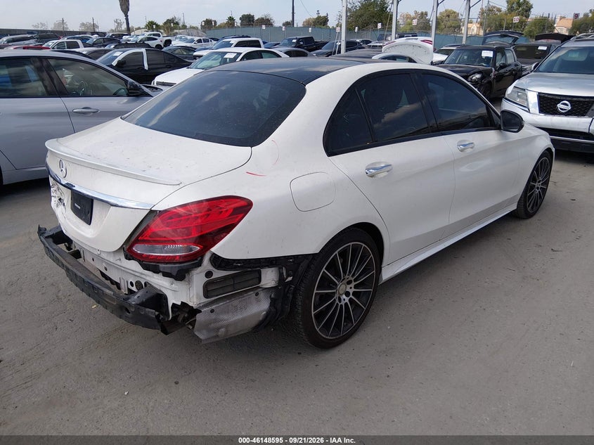 Vin: 55swf4jb4hu179767, lot: 46648352, mercedes-benz c 300 sport 20174