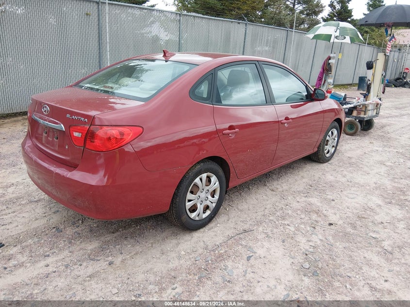 2010 HYUNDAI ELANTRA auction photo 4