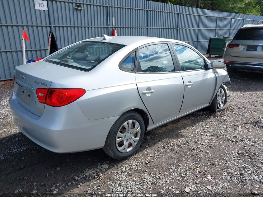 Vin: kmhdu4ad8au883611, lot: 46648404, hyundai elantra gls 20104