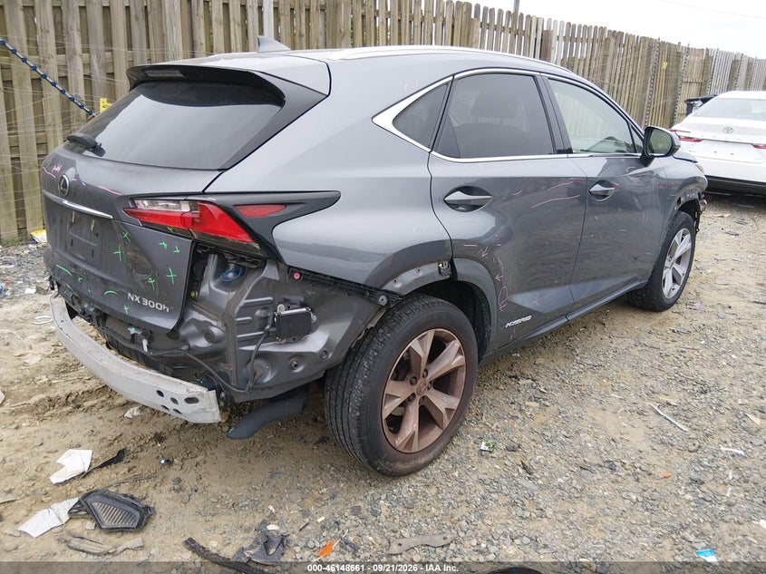 Vin: jtjbjrbz5h2055918, lot: 46648418, lexus nx 300h 20174