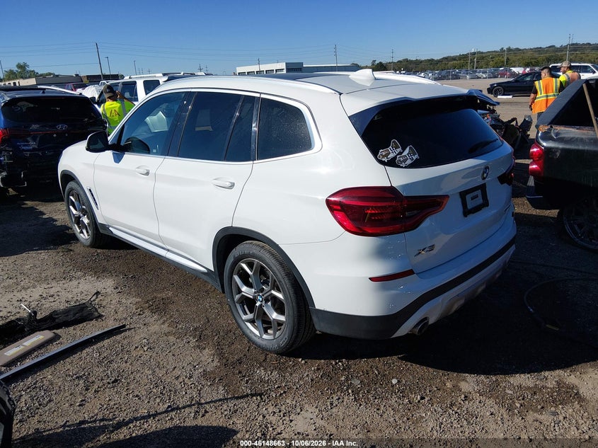 Vin: 5uxty3c04llu70813, lot: 46648420, bmw x3 sdrive30i 20203