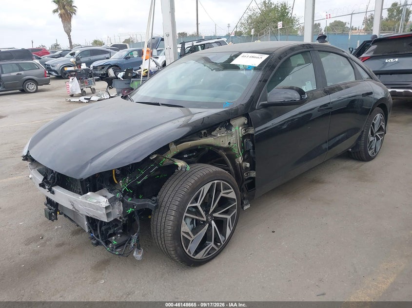 Vin: kmhm34aa7sa082910, lot: 46648422, hyundai ioniq 6 sel 20252