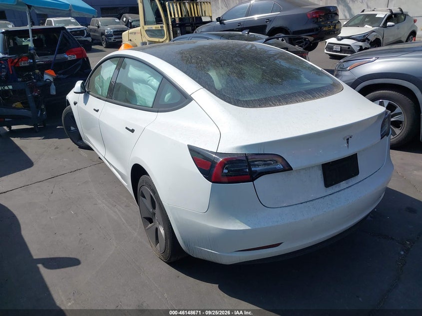 Vin: 5yj3e1ea7mf976919, lot: 46648428, tesla model 3 standard range plus 20213