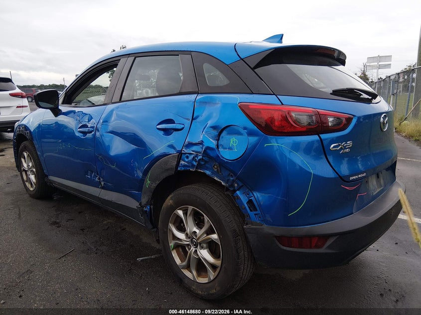 Vin: jm1dkfb74h0179910, lot: 46648437, mazda cx-3 sport 20173