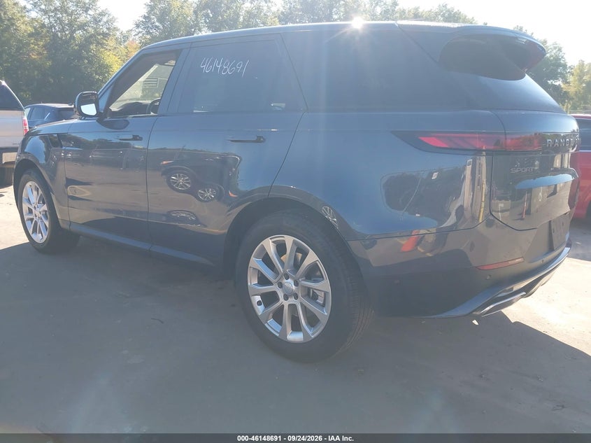 Vin: sal1p9eu3sa438355, lot: 46648448, land rover range rover sport p360 se 20253