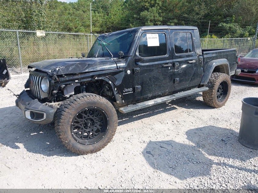 Vin: 1c6hjtfg6pl517678, lot: 46648449, jeep gladiator overland 20232
