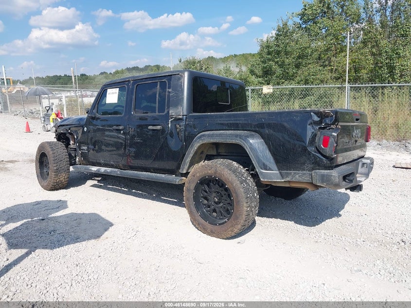 Vin: 1c6hjtfg6pl517678, lot: 46648449, jeep gladiator overland 20233