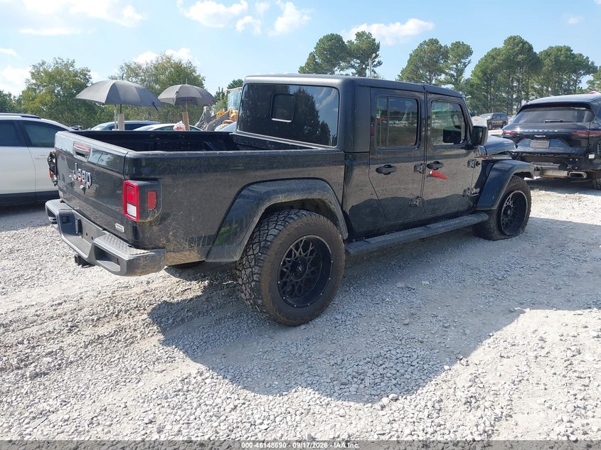 Vin: 1c6hjtfg6pl517678, lot: 46648449, jeep gladiator overland 20234