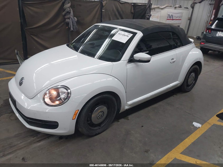 Vin: 3vw517atxfm806614, lot: 46648453, volkswagen beetle 1.8t 20152